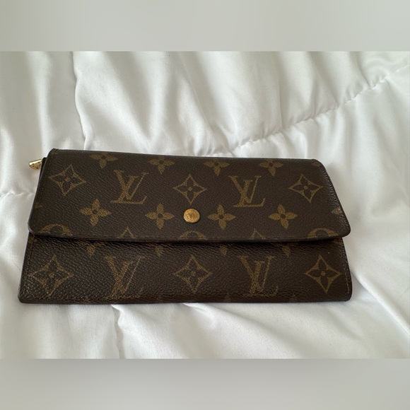 Louis Vuitton Monogram Sarah Portefueille Bifold Long Wallet - Picture 1 of 14